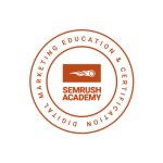 SEMrush Academy Certification badge.